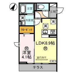 クエルの物件間取画像